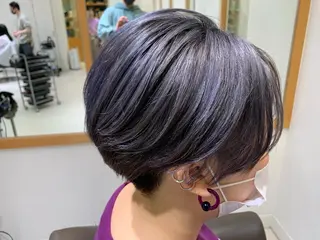 ショート ARMONY秋山輝也 コテ巻き風パーマ特化のヘアスタイル