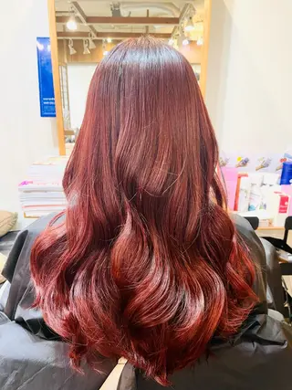 セミロング 山木 裕子のヘアスタイル