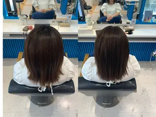 ミディアム カラー パラッチ MIKAのヘアスタイル