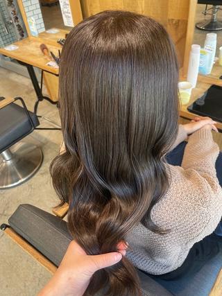 カラー オリーブカラー🍐♡ レイヤー/rinaのヘアスタイル