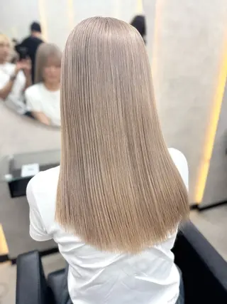 ロング ケアブリーチ🌺 透明感🪽とわのヘアスタイル