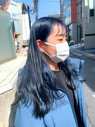 ロング カラー 赤みゼロ/透明感 カラー🌿KANTAのヘアスタイル