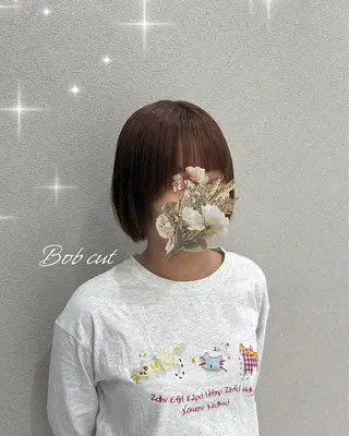 ショート レイヤーカット/ ヘアカラー/RENAのヘアスタイル
