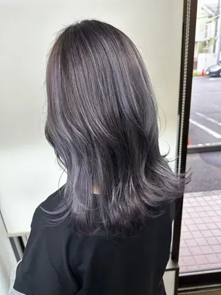 ミディアム カラー ブリーチカラー🫧 森　凪沙のヘアスタイル