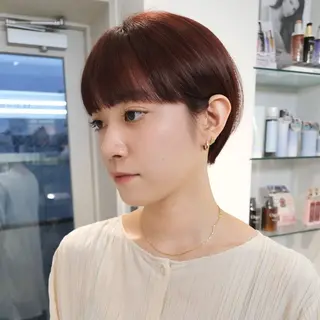 ショート カラー ショート/ボブ/縮毛 原宿🪷Akinaのヘアスタイル