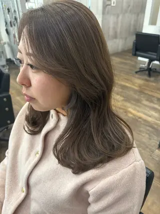 ミディアム sunny side 大名　りょう👸🏼のヘアスタイル