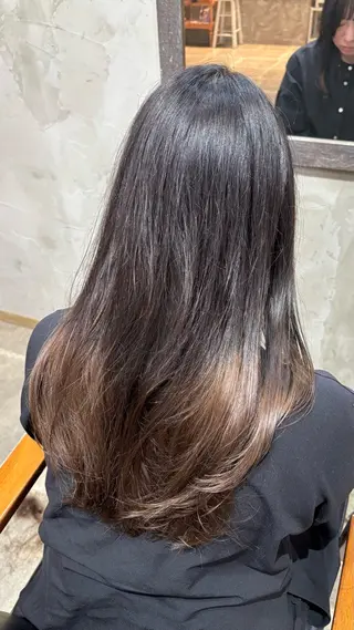 ロング カラー 似合わせスタイル/ Wカラー🧸こころのヘアスタイル