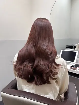 ロング カラー 矢野 晃平のヘアスタイル