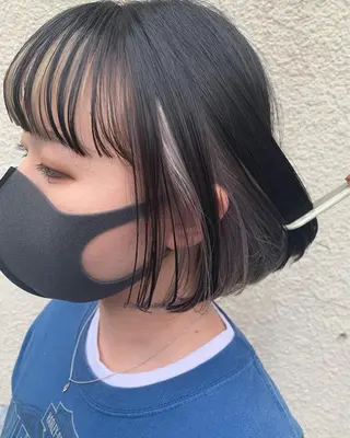 ショート カラー スダユーヤ 💫推しカラーウルフのヘアスタイル