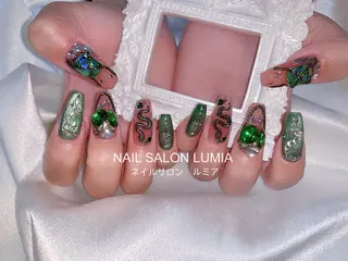 ネイル ネイルサロン ルミア Lumia 店長施術のネイルデザイン