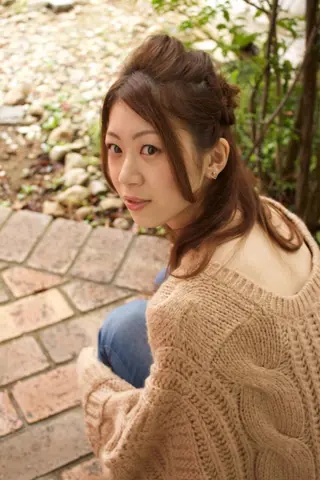 ロング カラー ヘアアレンジ 松田 由貴のヘアスタイル