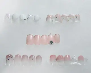 ネイル ビジューバイアクイユ ネイルズ 東中野店のネイルデザイン