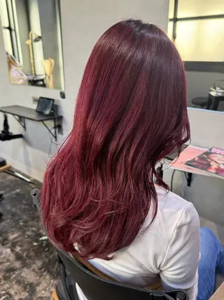 セミロング カラー 透明感カラー/パーマ 🌀アオノのヘアスタイル