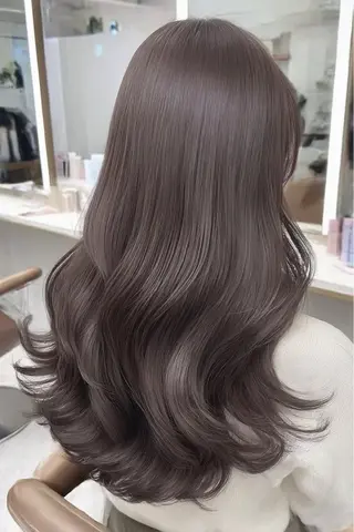 ロング カラー ハイトーンカラー が絶対可愛い✨泰聖✨のヘアスタイル