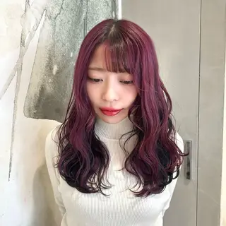 カラー サラ艶/韓国ヘア ︎🌟璃奈 (リナ)のヘアスタイル