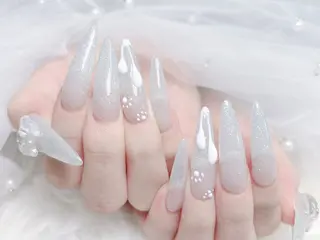 ネイル MoMoA Nail ネイル長さ出し専門店のネイルデザイン