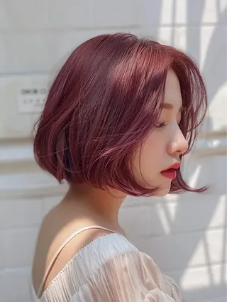 カラー MIO🍎ハイトーン /透明感カラーのヘアスタイル