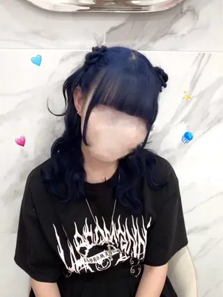 ヘアアレンジ ゆうひ🎀艶カラー/ ヘアメ/チョコカラーのヘアスタイル