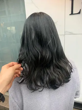 ロング カラー パーマ ヘアアレンジ Arumeria ❄️富澤翼❄️のヘアスタイル
