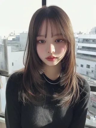 セミロング 【本陣】カット募集 🍒ちぇりー🍒のヘアスタイル
