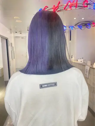 ミディアム カラー ヘアアレンジ 💟ケア×ハイトーン 💟/ミオのヘアスタイル