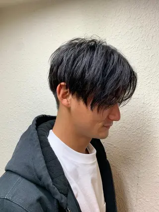 ミディアム メンズ 美髪矯正・髪質改善 【中村吉孝】のヘアスタイル