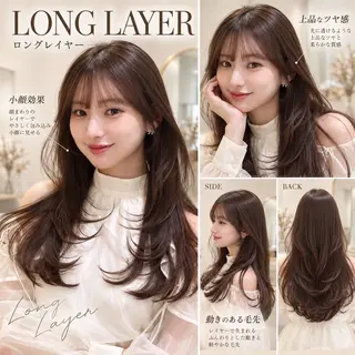 ミディアム カラー 🦋韓国風レイヤー/ 艶髪矯正🦋凛太郎のヘアスタイル