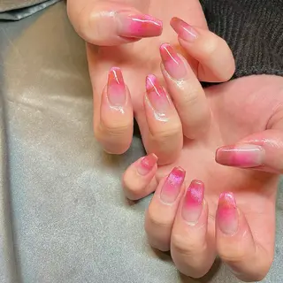 セミロング カラー パーマ ヘアアレンジ メンズ キッズ ネイル マツエク・マツパ アイブロウ el. by Aoのネイルデザイン