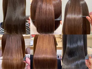 ミディアム カラー パーマ ヘアアレンジ 間水 和樹のヘアスタイル