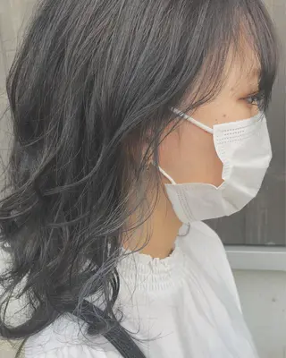 ミディアム カラー NAKAGAWA YUICHIのヘアスタイル