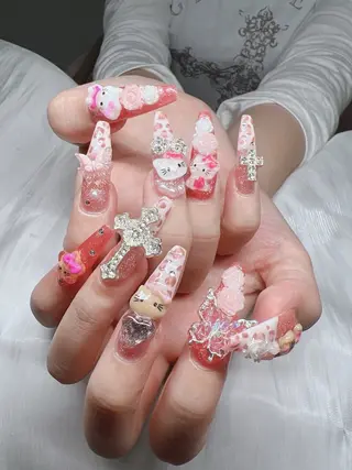 ネイル Lee Nails チップ長さだし専門店のネイルデザイン