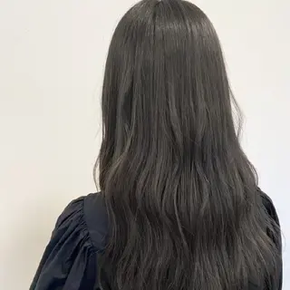 ロング カラー 縮毛矯正/ワンカラー モデル募集🫧田村のヘアスタイル
