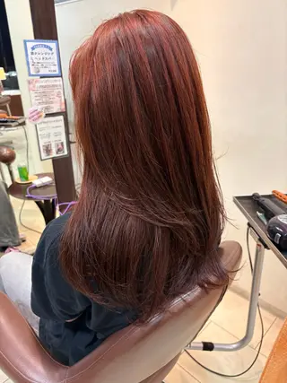 ロング カラー 鳥ちゃん🐥/中性系 /西中島/新大阪のヘアスタイル
