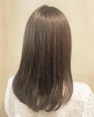 セミロング カラー ヘアアレンジ TOKI /透明感/原宿のヘアスタイル
