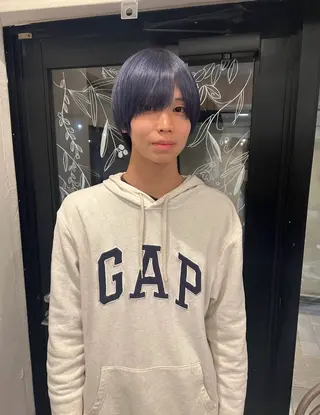 ショート カラー エクステ⭐️艶カラー koukiのヘアスタイル