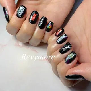 ショート ネイル nail salon Revymoreのネイルデザイン