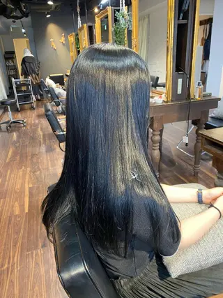 ロング カラー レイヤーカット×髪質 改善🇰🇷シオリのヘアスタイル