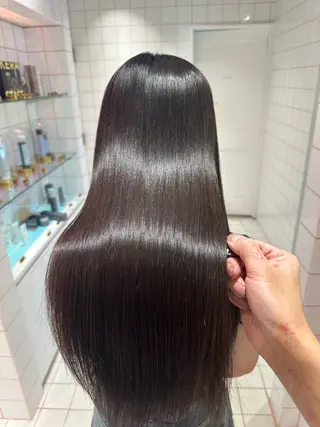 ロング カラー ✨縮毛矯正✨レイヤー ホウダカズヒロのヘアスタイル