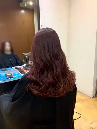 ロング カラー 韓国レイヤーカット★ 小林大樹のヘアスタイル