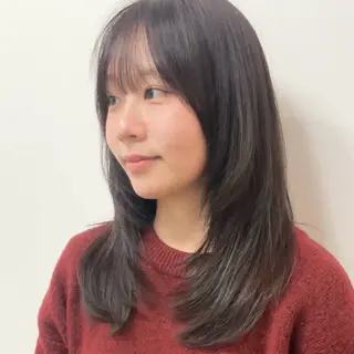セミロング 金澤葉琉 /新潟/駅南のヘアスタイル