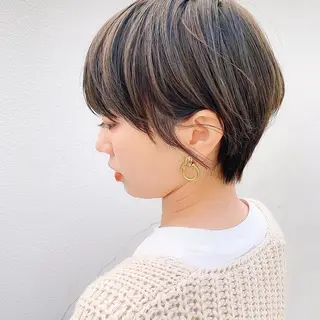 ショート カラー 中川 竜誠のヘアスタイル