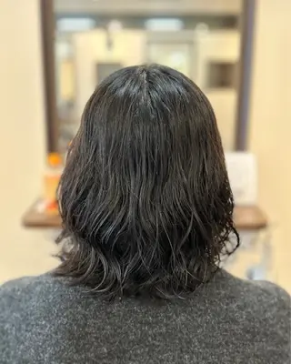 ミディアム パーマ あっすー🐥 Canon artのヘアスタイル