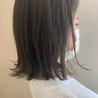 ミディアム カラー 暖色/ブリーチカラー 🎀 M i k uのヘアスタイル