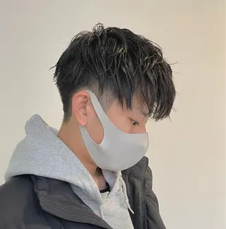 ショート カラー メンズ the BRIDGE 大橋伊織のヘアスタイル