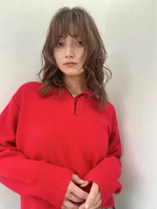ミディアム 🔆韓国 norika🔆のヘアスタイル