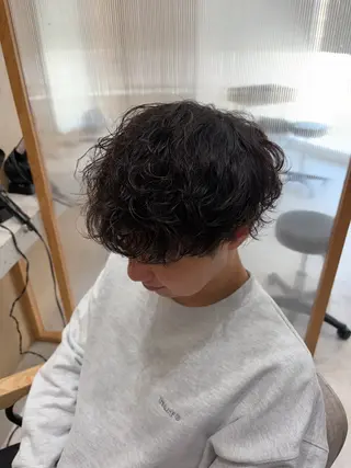 パーマ メンズ 🫧艶髪ボブ🫧 チカのヘアスタイル