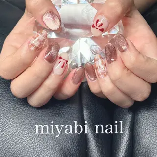 ネイル miyabi nail 桂川駅近くのネイルデザイン