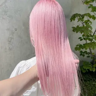 セミロング カラー パーマ ヘアアレンジ メンズ ⭐️ハイトーン⭐️ 💕SAKURA💕のヘアスタイル