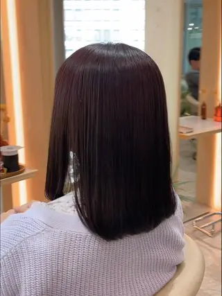 ミディアム カラー 肩上の長さお任せ☆ マンツーマン*小泉*のヘアスタイル