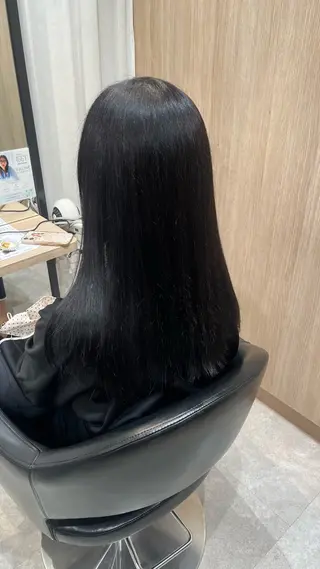 ロング カラー 竹内 日向のヘアスタイル